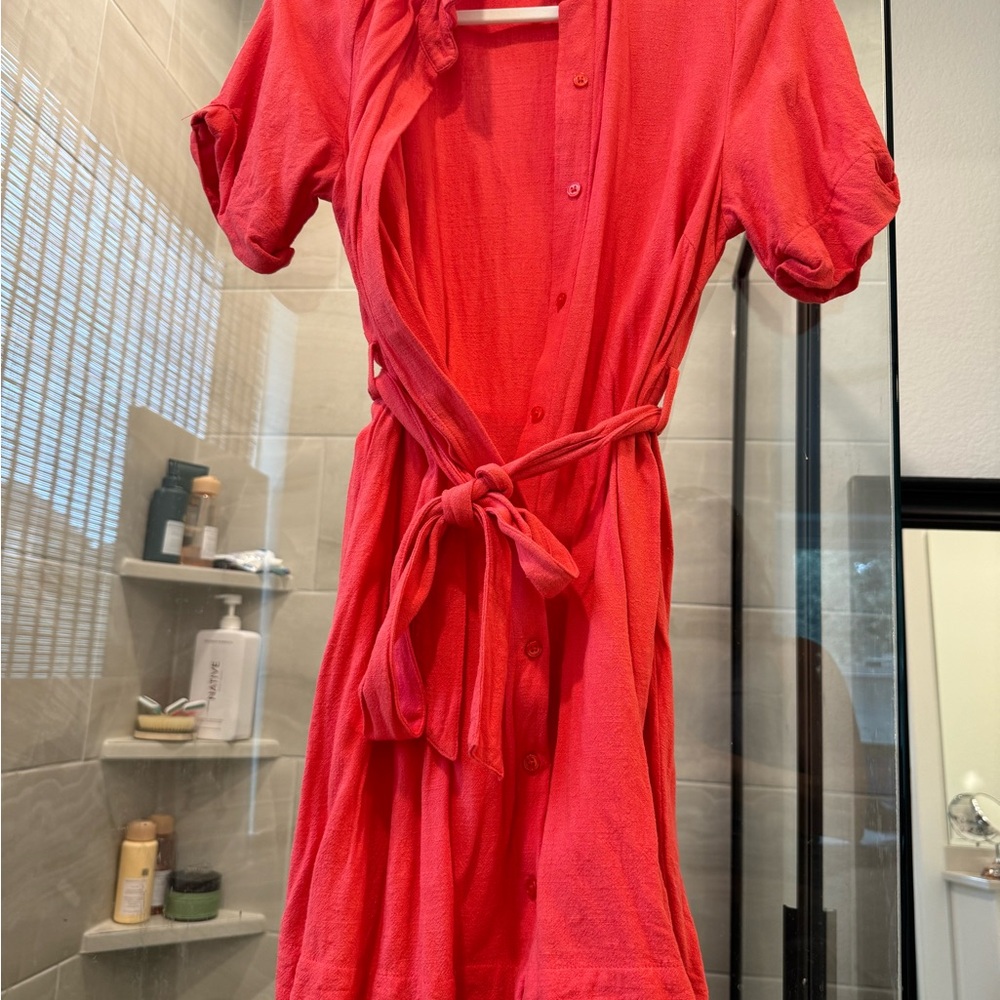 Orange dress size medium